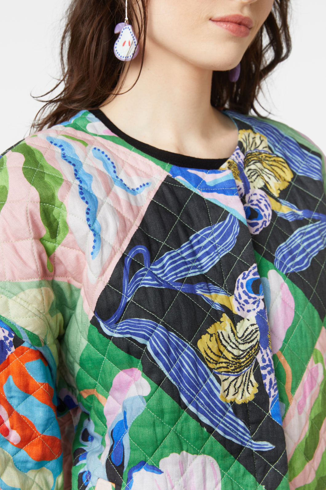 Gorman - Window Garden Quilted Jacket - print