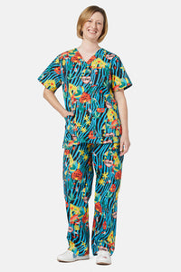 Gorman - River Of Love Scrub Set - print