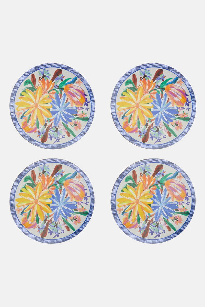 Flower Power Placemat Set 4 Gorman