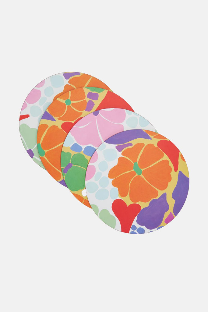 Daisy Floral Placemat Set 4 Gorman