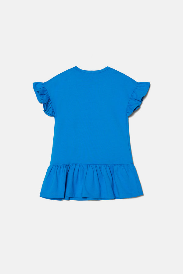 Gorman - Penguin Baby Dress - blue