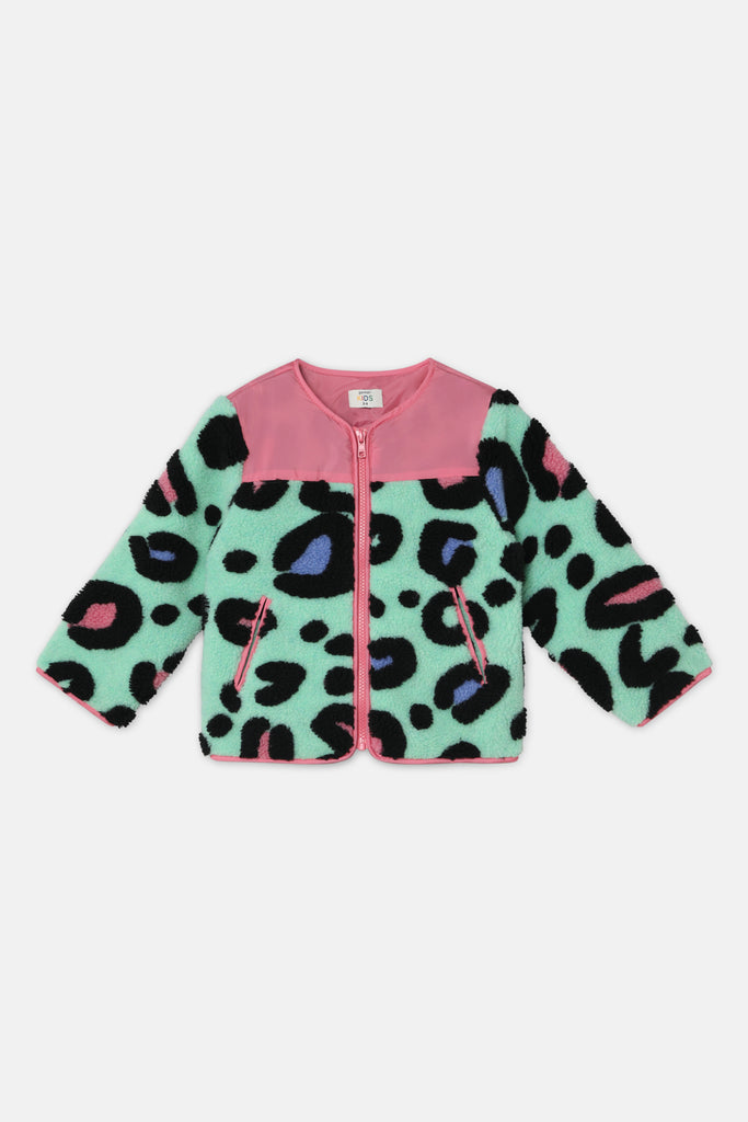 Leopard Sherpa Jacket
