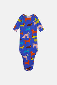 Gorman - Walkies Baby Gown Set - blue