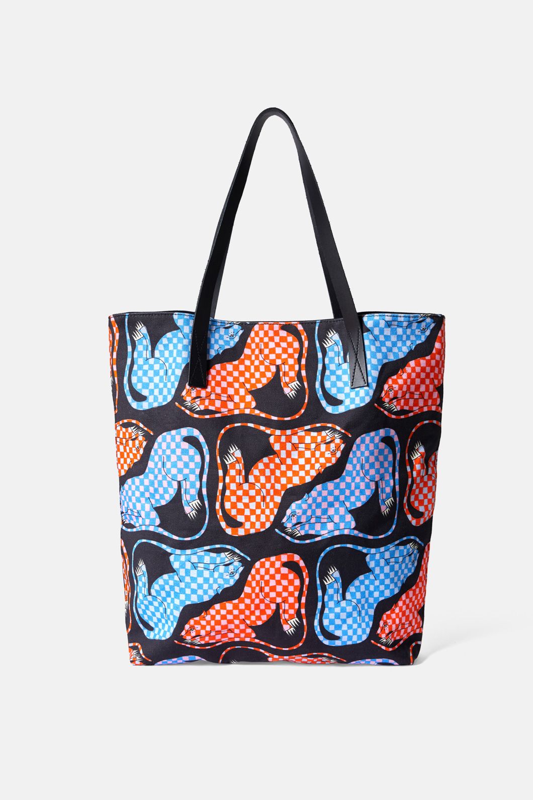 Gorman - Panther Check Canvas Tote - multi