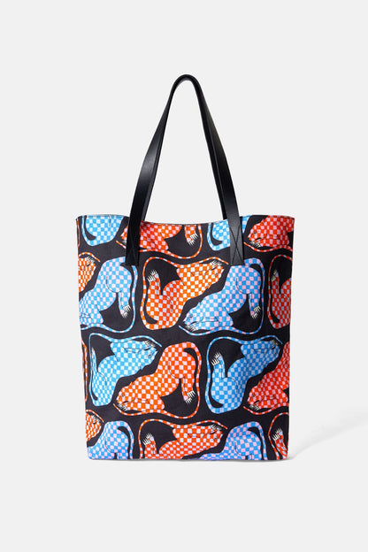 Gorman - Panther Check Canvas Tote - multi