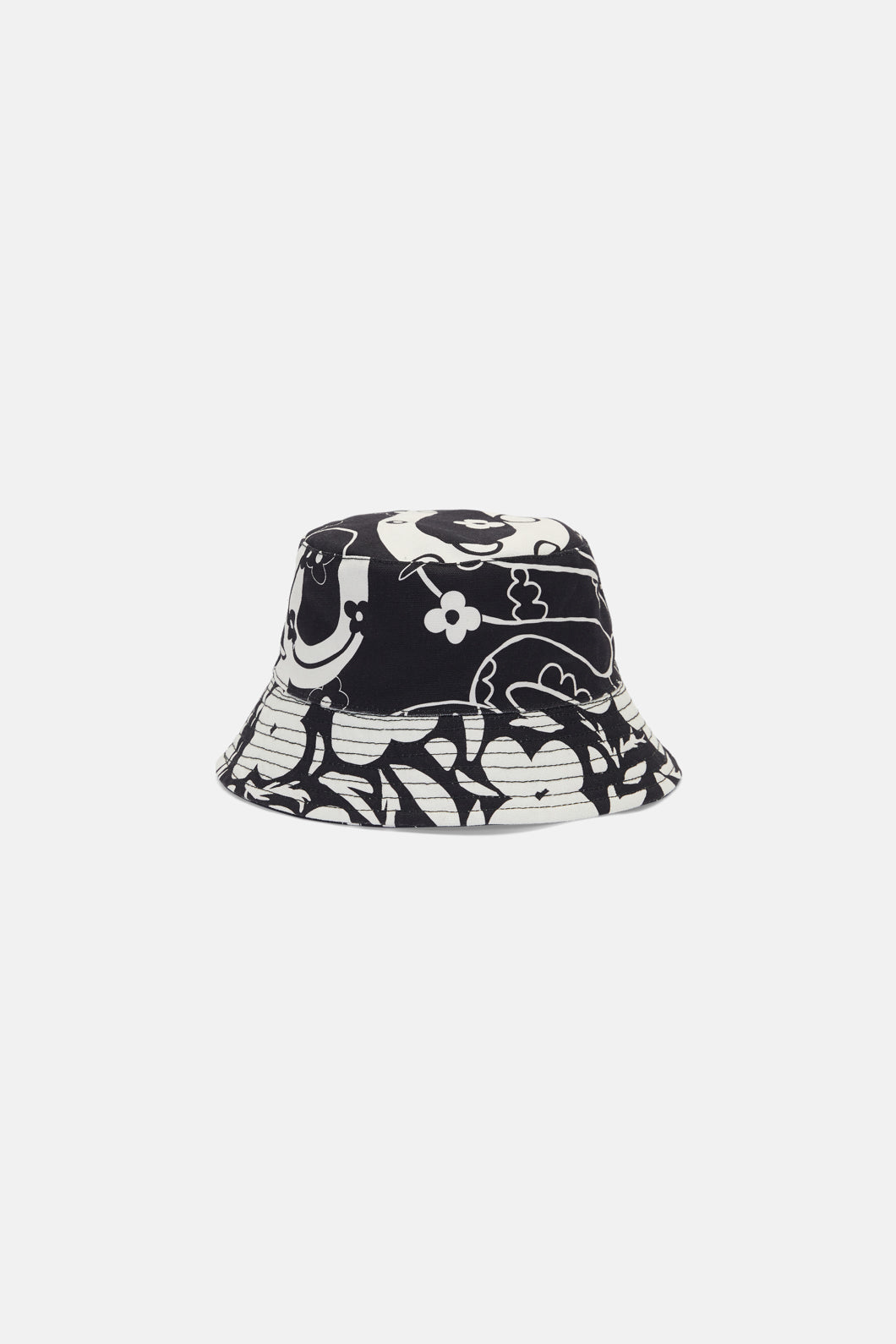 Gorman - Floral Snake Bucket Hat - black