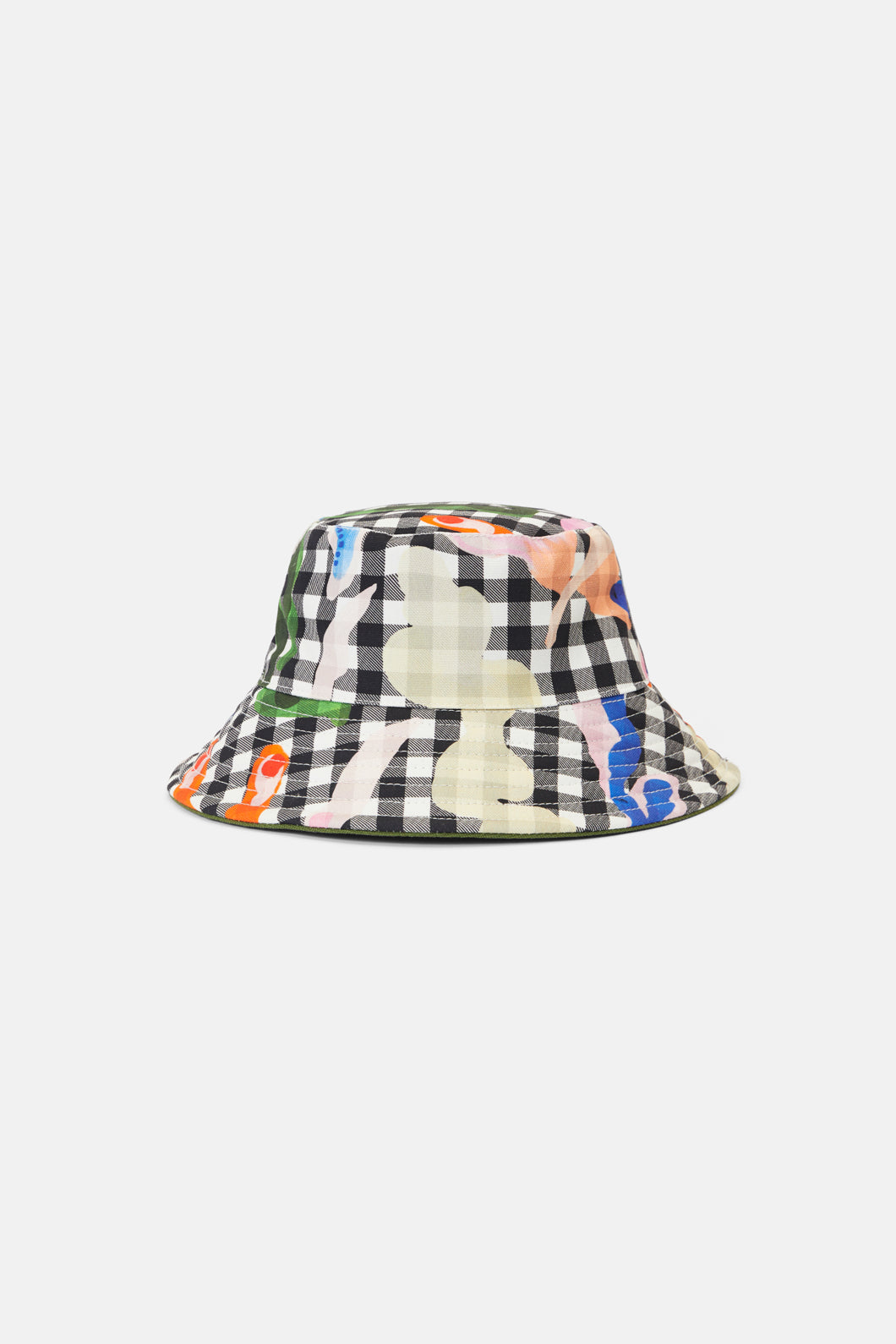 Gorman - Garden Check Bucket Hat - print