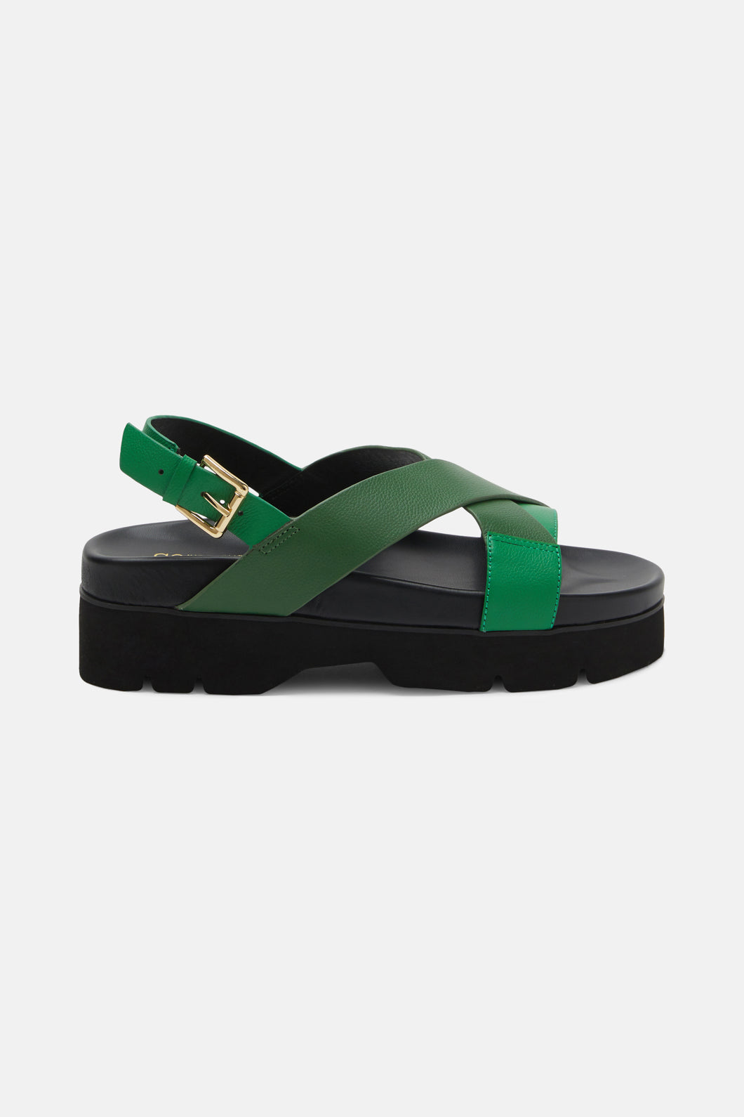 Schutz Cadey-Lee Dress Sandal Verniz Curacao Green Ankle Strap Two Piece  Sandals (6.5) - Walmart.com